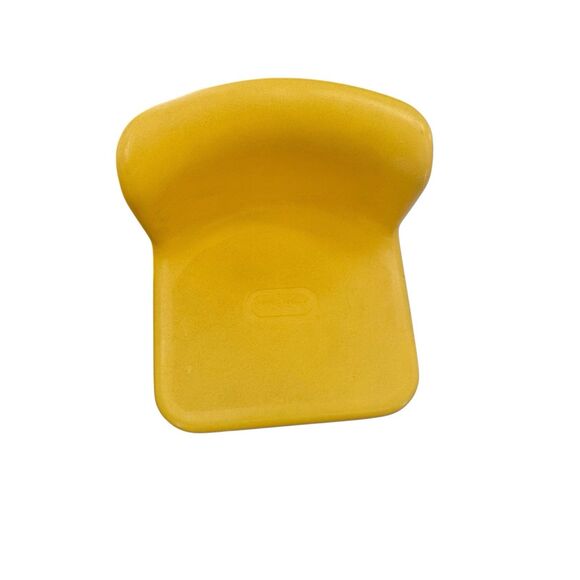 Vintage Little Tikes CHILD SIZE Yellow Chunky Chair Sturdy Plastic Made In USA - Picture 15 of 16